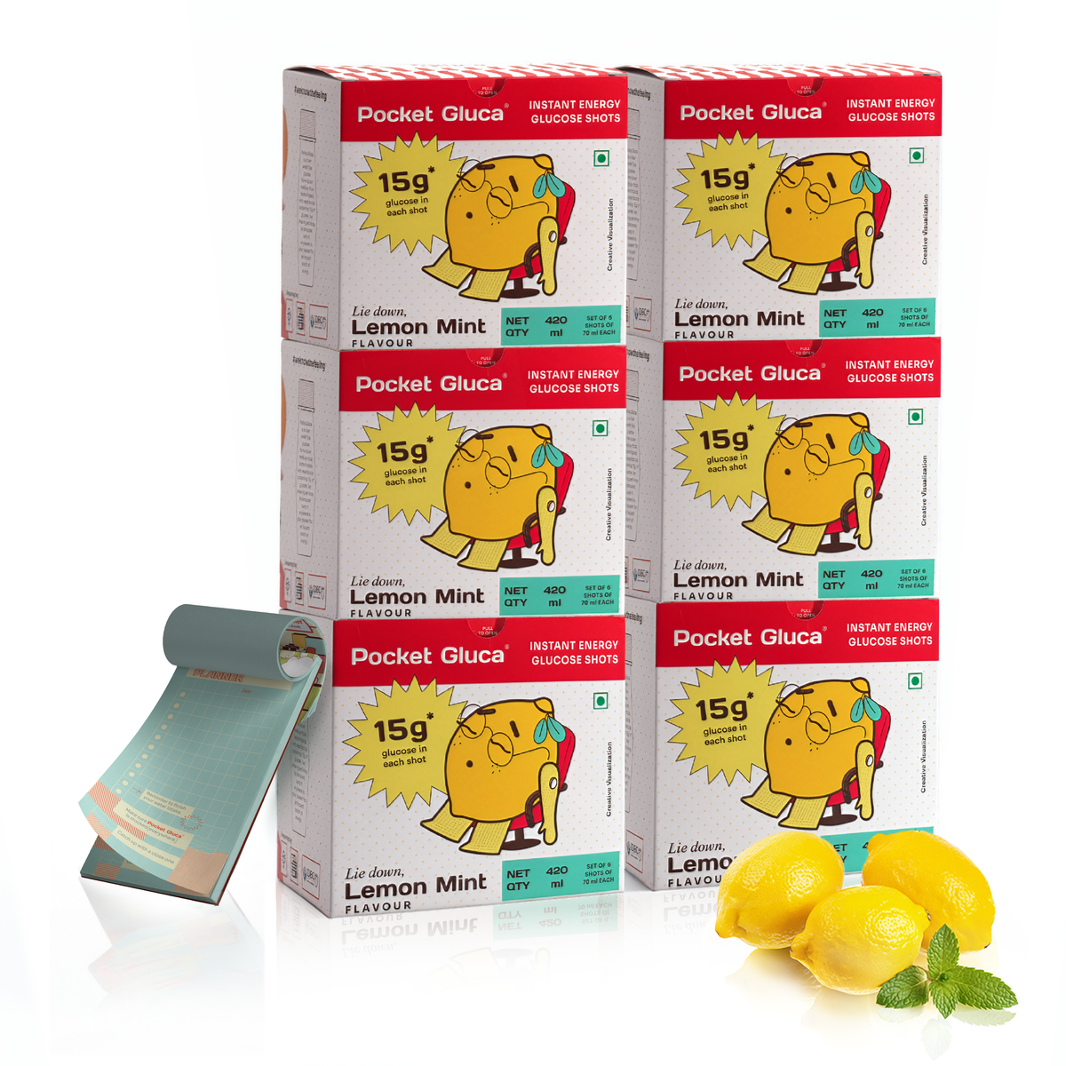 PocketGluca Glucose Shots | Saviour pack | 36 x  70ml
