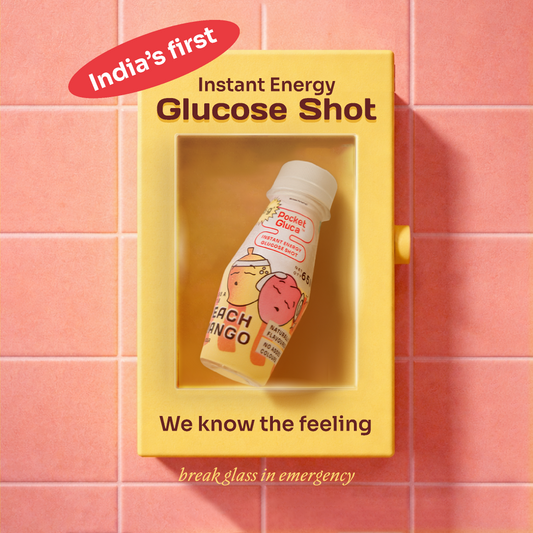 Peach Mango Glucose Shots | Set of 6 bottles
