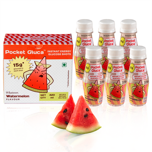 PocketGluca - Watermelon Glucose shots | 6 x 70ml