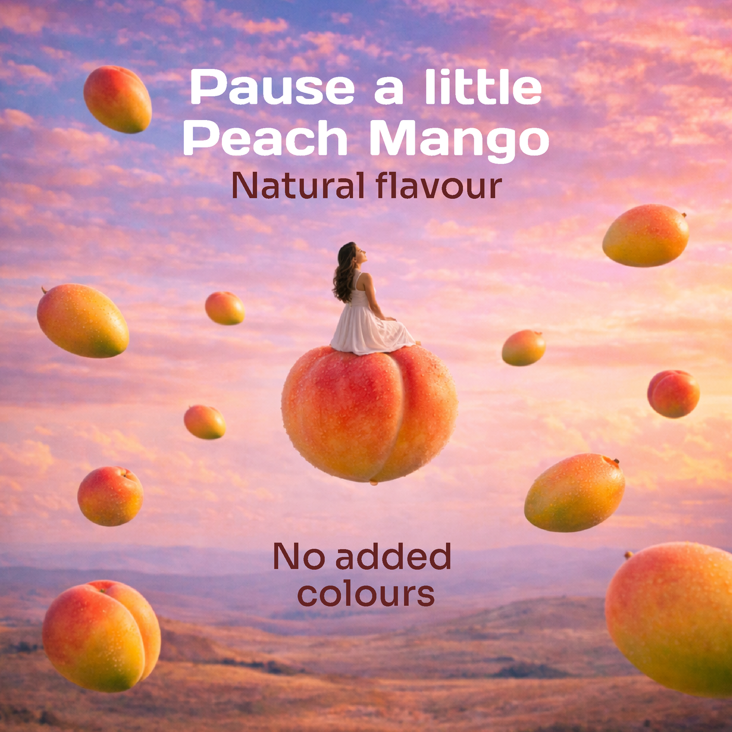 Glucose Shots Peach Mango | Set of 36 bottles, Bulk | 70 ml each