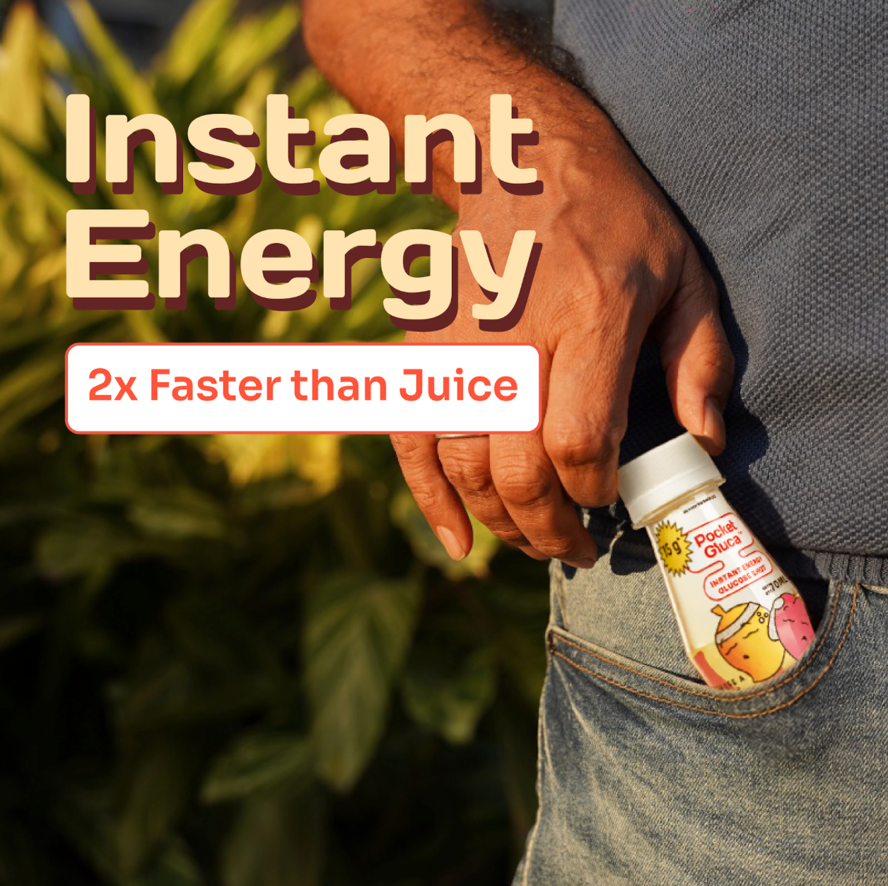 Glucose shots | Pack of 12 bottles | Lemon mint - Peach mango | 70ml each | Fast acting pure glucose
